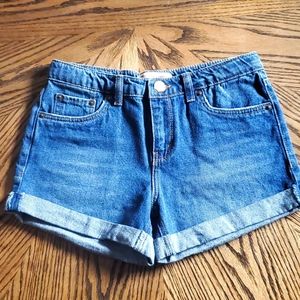 Girls Levi's Girlfriend Shorty Shorts Denim